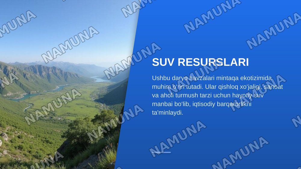 Oʻrta Osiyoning mustaqil daryo havzalari — zamonaviy taqdimot, 3-slayd