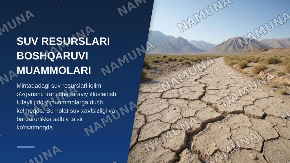 Oʻrta Osiyoning mustaqil daryo havzalari — zamonaviy taqdimot, 7-slayd