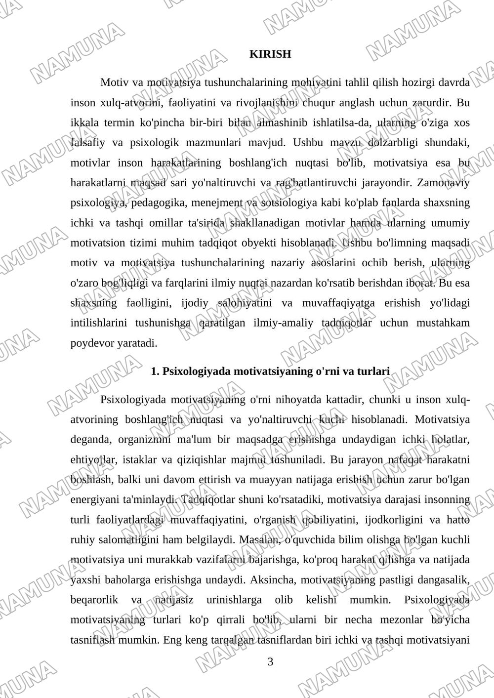 Motiv. Motivatsiya — mustaqil ish, 3-varaq