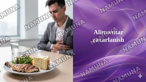 Alimwntar zaxarlanish — taqdimot