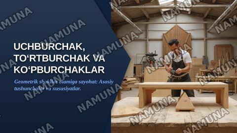 Uchburchak toʻrtburchak koʻpburchaklar — zamonaviy taqdimot