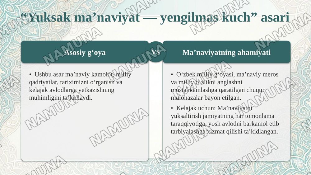 Birinchi prezident Islom Karimovning Oʻzbekiston tarixida tutgan oʻrni — taqdimot, 8-slayd