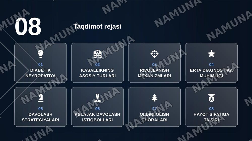 Diabetik neyropatiya — zamonaviy taqdimot, 2-slayd