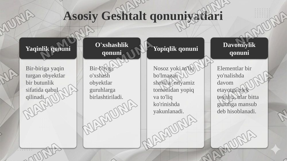Geshtalt psixologiyasi haqida — taqdimot, 5-slayd
