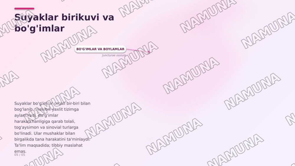 Osteologiya — zamonaviy taqdimot, 5-slayd