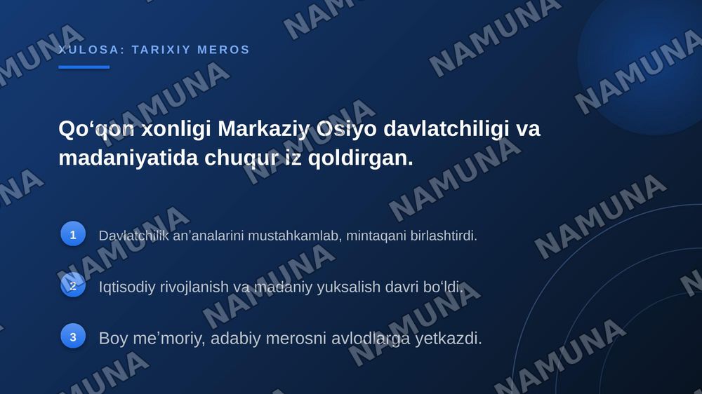Qoqon xonligi — zamonaviy taqdimot, 7-slayd