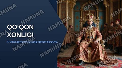 Qoqon xonligi — zamonaviy taqdimot
