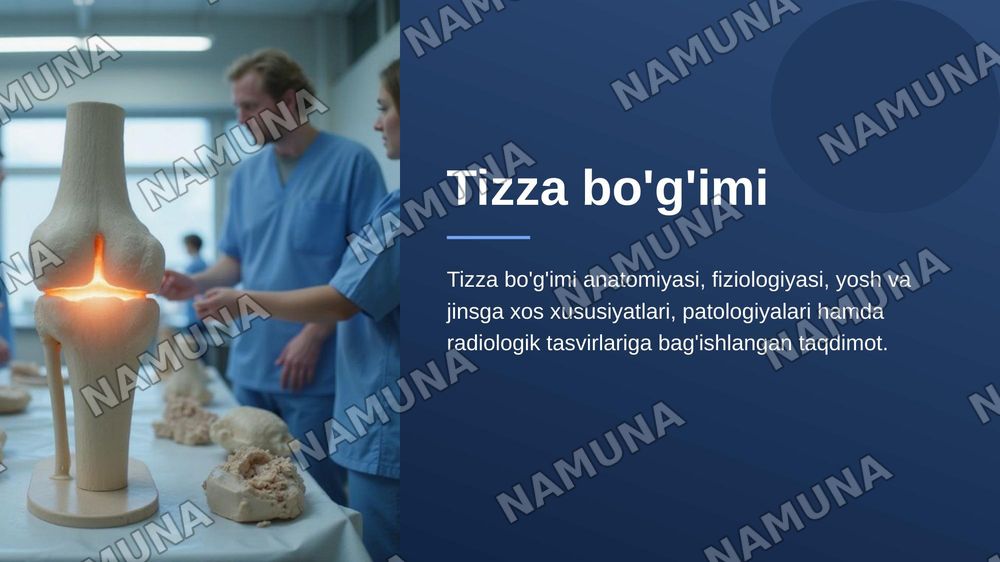 Tizza bo’g’imi — zamonaviy taqdimot, 1-slayd