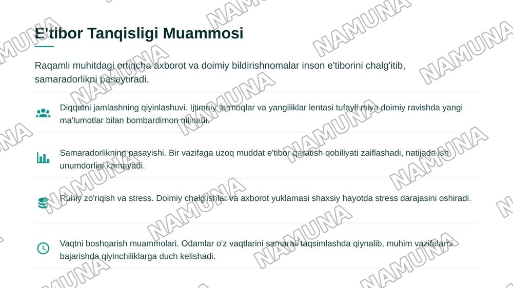 Internet tezkor axborot manbaimi yoki chalgʻituvchi muhitmi ? — zamonaviy taqdimot, 5-slayd