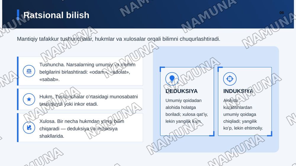 Bilish nazariyasi asosiy muammolari va yònalishlari — zamonaviy taqdimot, 7-slayd
