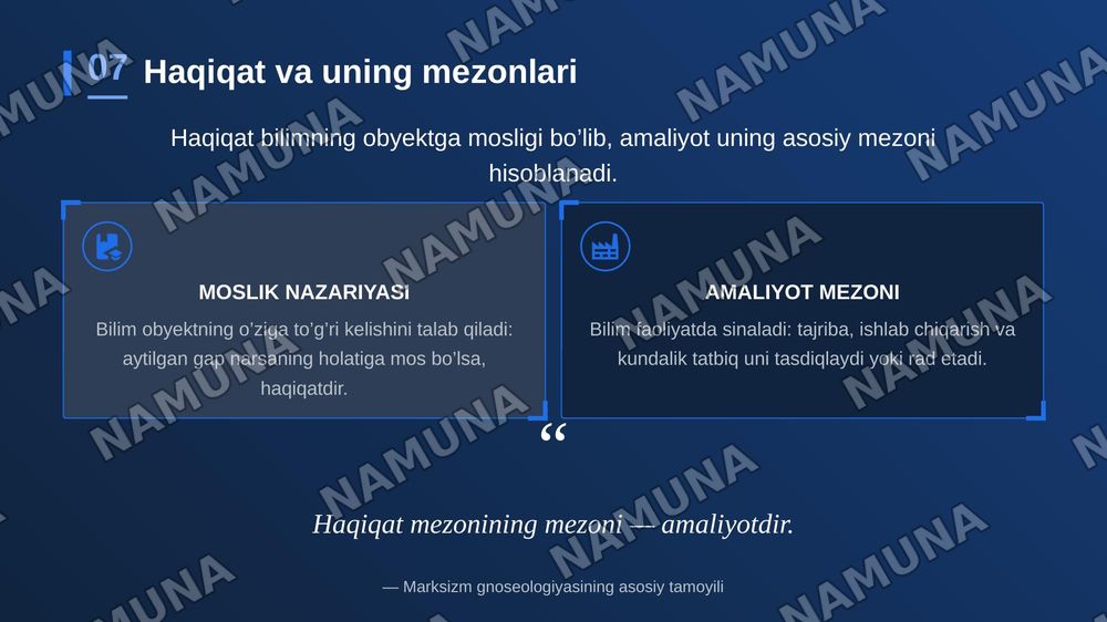 Bilish nazariyasi asosiy muammolari va yònalishlari — zamonaviy taqdimot, 8-slayd