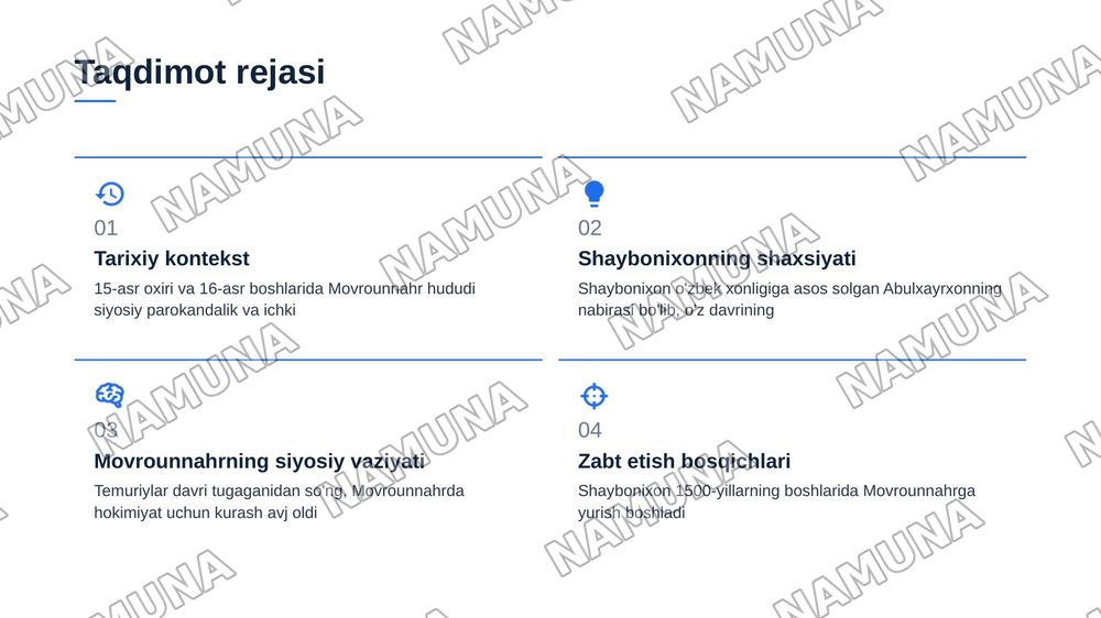 Shaybonixonning movrounnahirni zabt etishi — zamonaviy taqdimot, 2-slayd