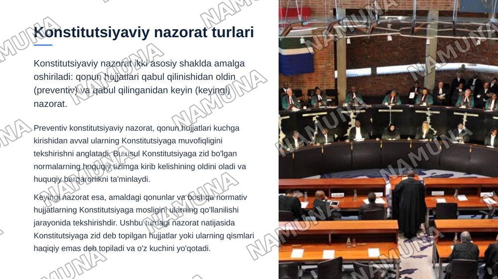 Konstitutsiyaviy sud — zamonaviy taqdimot, 5-slayd