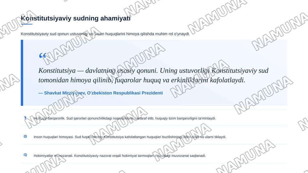 Konstitutsiyaviy sud — zamonaviy taqdimot, 8-slayd