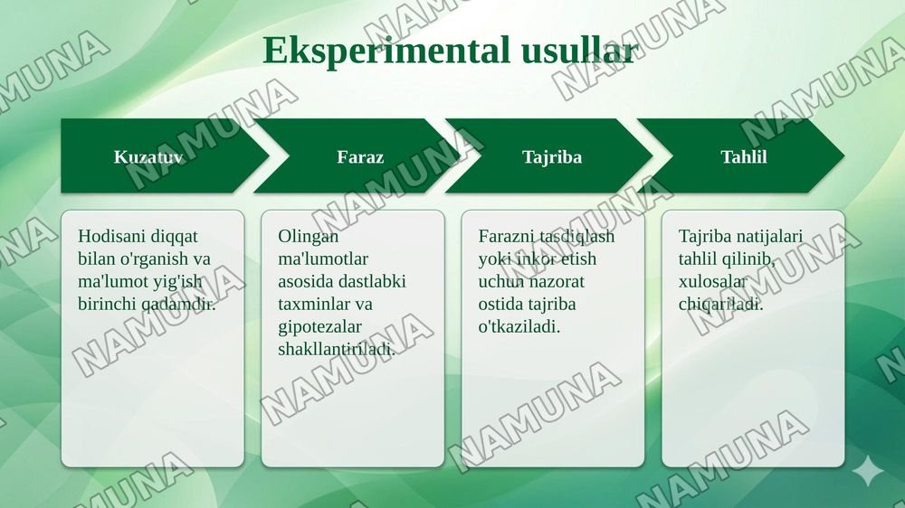 Mavzu: Eksperimental masalalar va ularni yechish metodikasi
Grafik masalalar va ularni yechish metodikasi — taqdimot, 5-slayd