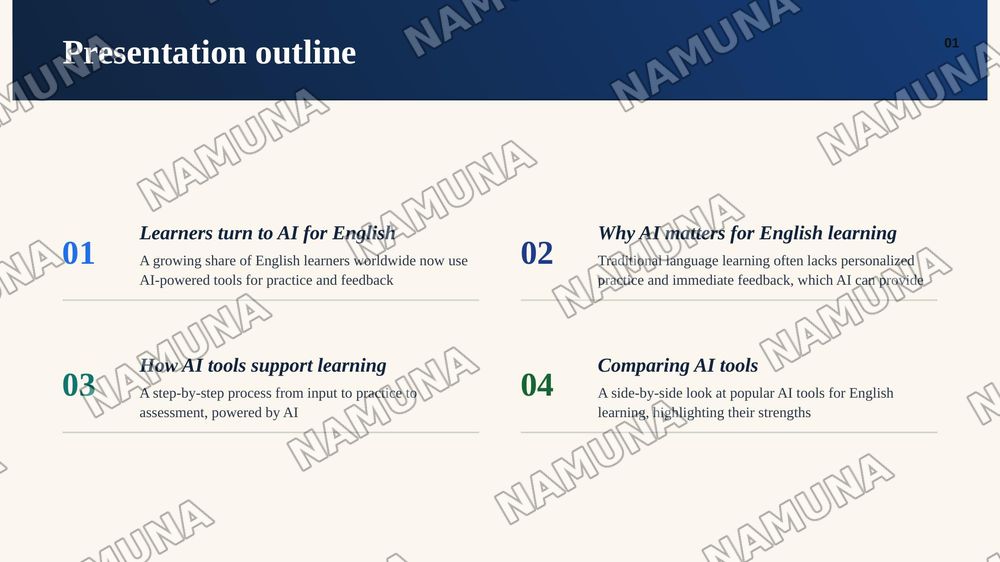 AI Tools for English Language Learning — zamonaviy taqdimot, 2-slayd