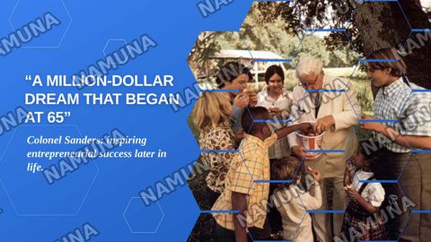 “A Million-Dollar Dream That Began at 65” 🍗✨ — zamonaviy taqdimot