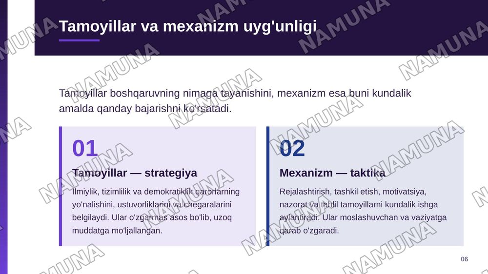 Ta'limni boshqarishning umumiy tamoyillari va mexanizmi — zamonaviy taqdimot, 7-slayd