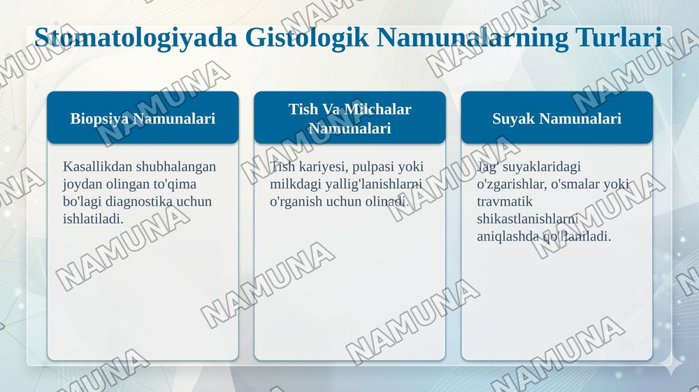 Mavzu gistalogiya — taqdimot, 5-slayd