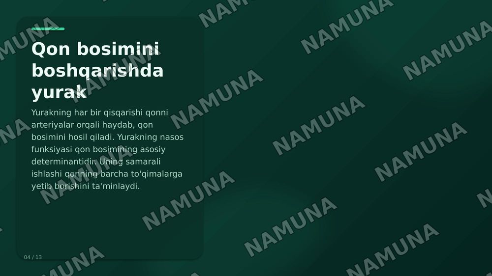 Bogim yurak va buyrak — zamonaviy taqdimot, 6-slayd