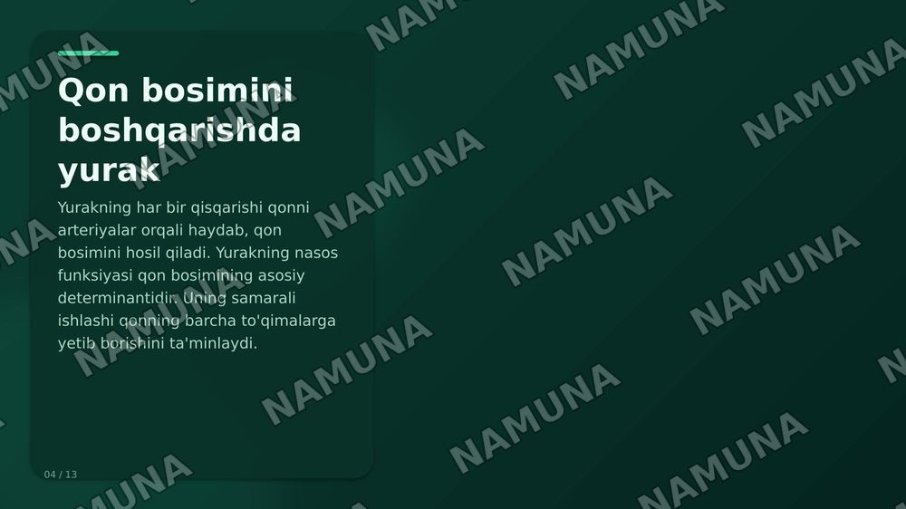 Bogim yurak va buyrak — zamonaviy taqdimot, 7-slayd