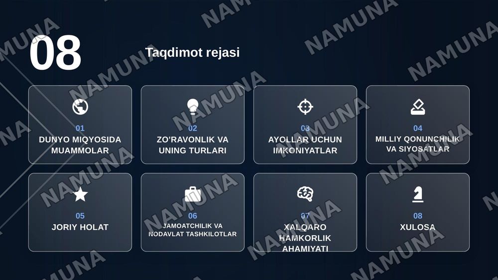 Ayollar va bolalar himoyasi — zamonaviy taqdimot, 2-slayd