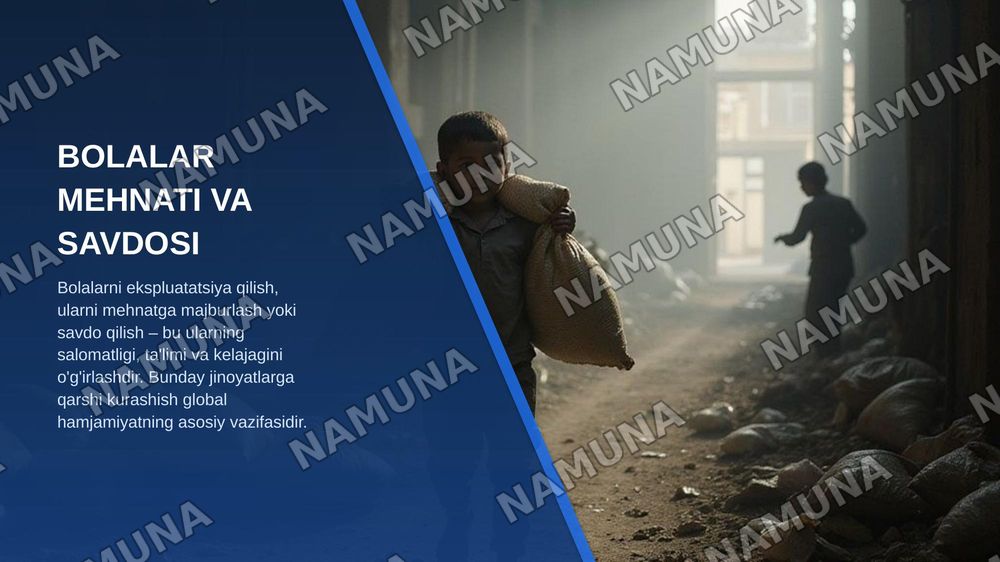 Ayollar va bolalar himoyasi — zamonaviy taqdimot, 6-slayd