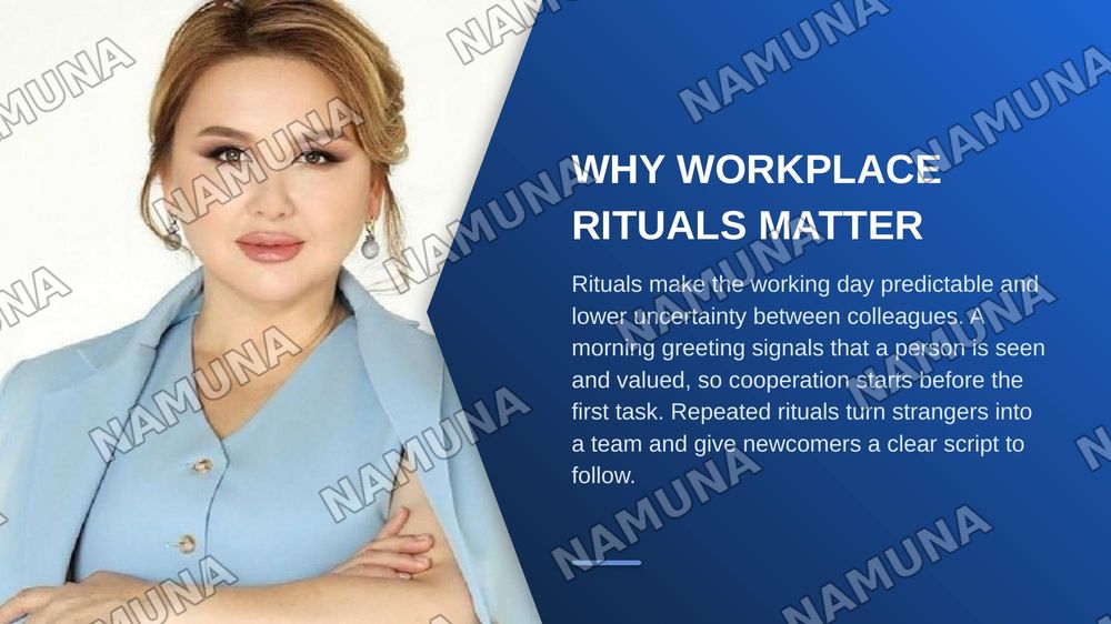 Workplace rituals and interpersonal communication small talk greetings and professional etiquette — zamonaviy taqdimot, 4-slayd