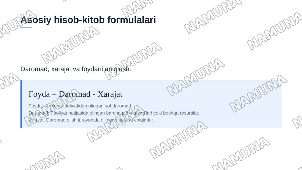 hisob kitoblar hisobi — zamonaviy taqdimot, 4-slayd
