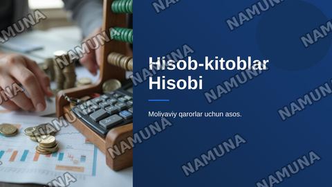 hisob kitoblar hisobi — zamonaviy taqdimot