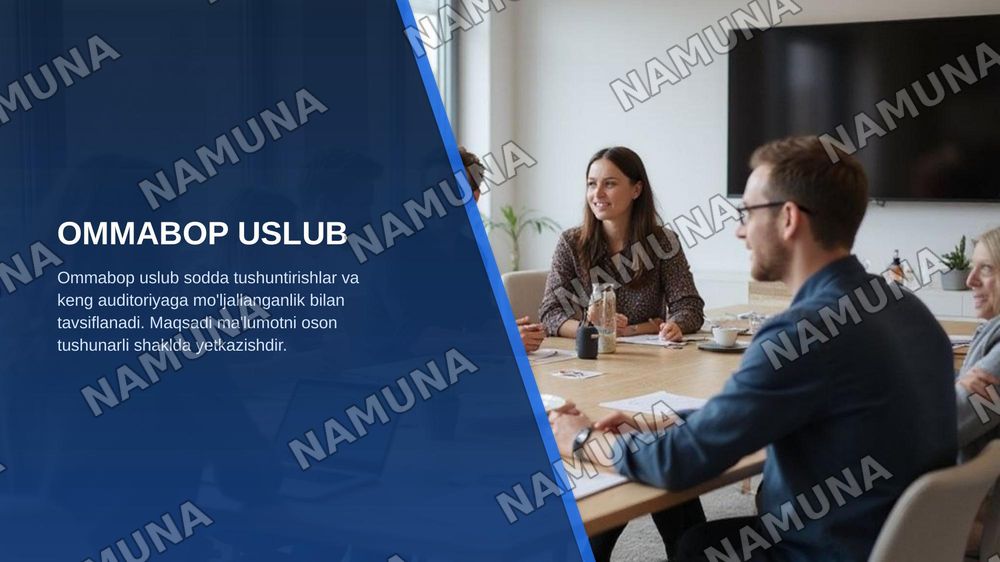 Badiiy soʻzlashuv rasmiy ilmiy ommabop nutq uslublarini tavsiflash mavzusida pptx formatda chiroyli dizaynga slayd 15 betli — zamonaviy taqdimot, 6-slayd