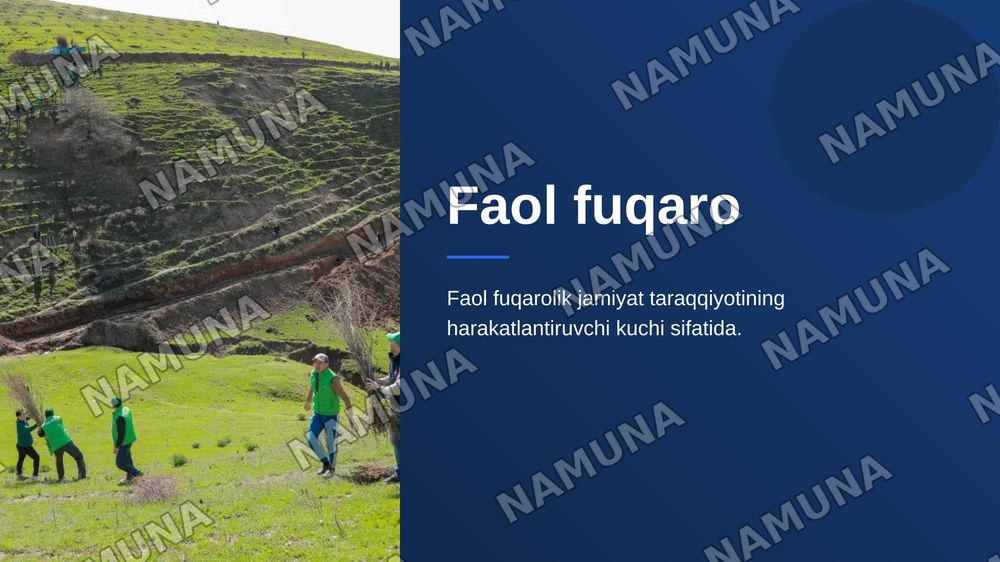 Faol fuqaro özgarişlar taşabbuskori — zamonaviy taqdimot, 1-slayd