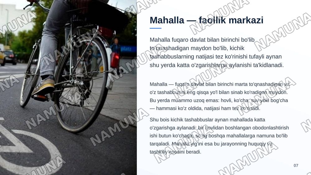 Faol fuqaro özgarişlar taşabbuskori — zamonaviy taqdimot, 8-slayd