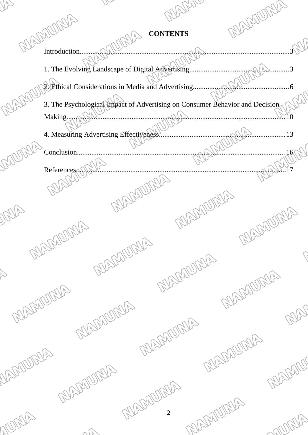 Media and Advertising — mustaqil ish, 2-varaq