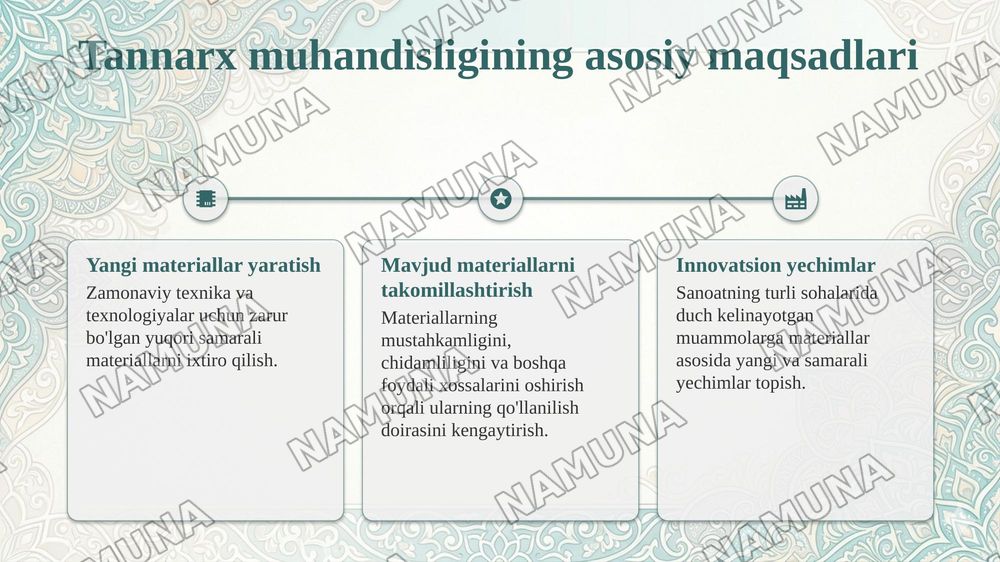 Tannarx muhandisligining mazmuni, maqsadi va asosiy vazifalari. — taqdimot, 5-slayd