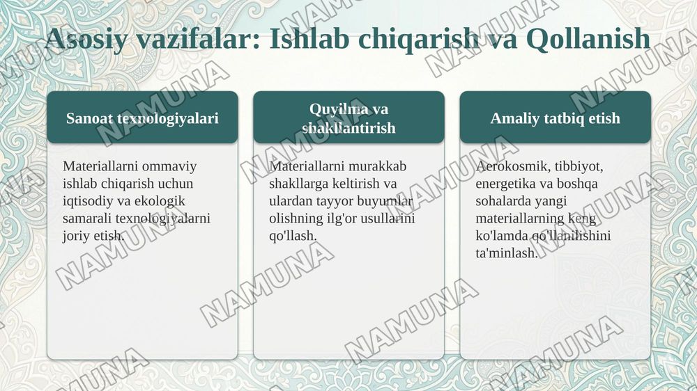 Tannarx muhandisligining mazmuni, maqsadi va asosiy vazifalari. — taqdimot, 7-slayd