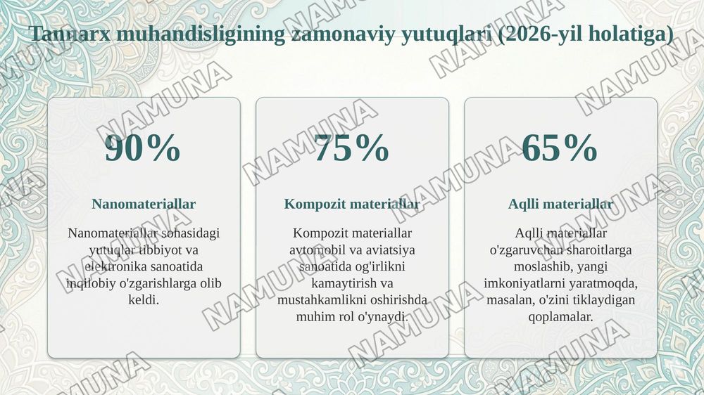 Tannarx muhandisligining mazmuni, maqsadi va asosiy vazifalari. — taqdimot, 8-slayd