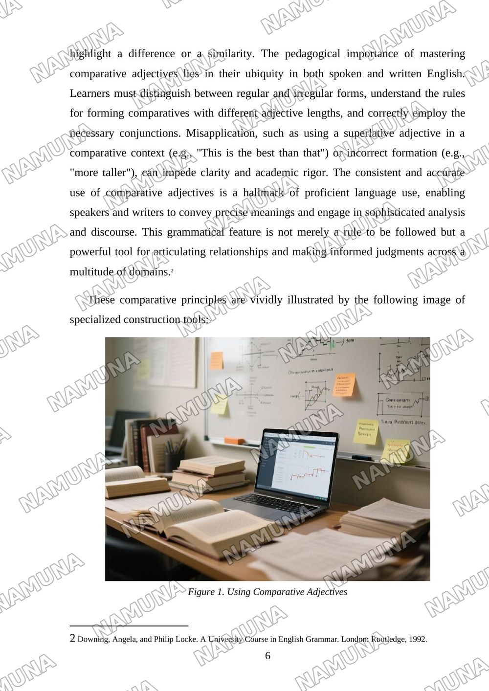 Adjective comparative — mustaqil ish, 6-varaq