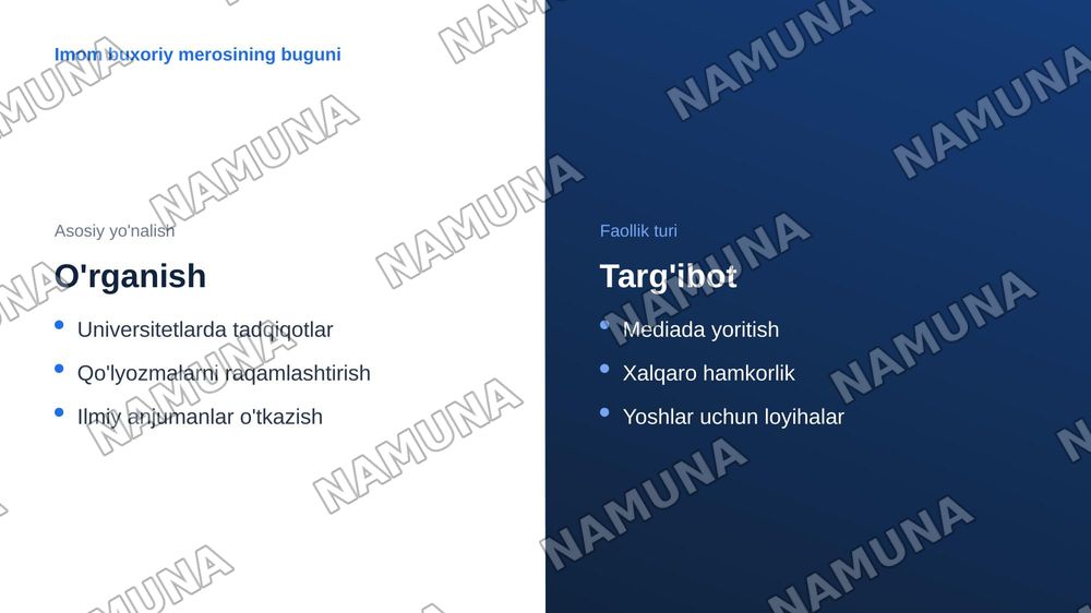 Imom Buxoriy hayoti va ijodi — zamonaviy taqdimot, 8-slayd