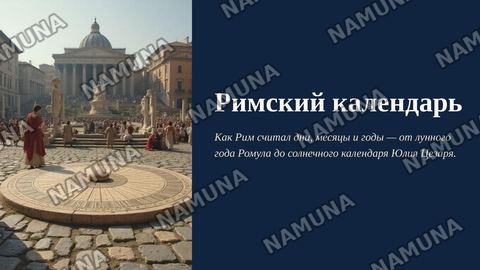 Римский календарь — zamonaviy taqdimot