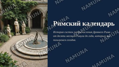 Римский календарь — zamonaviy taqdimot