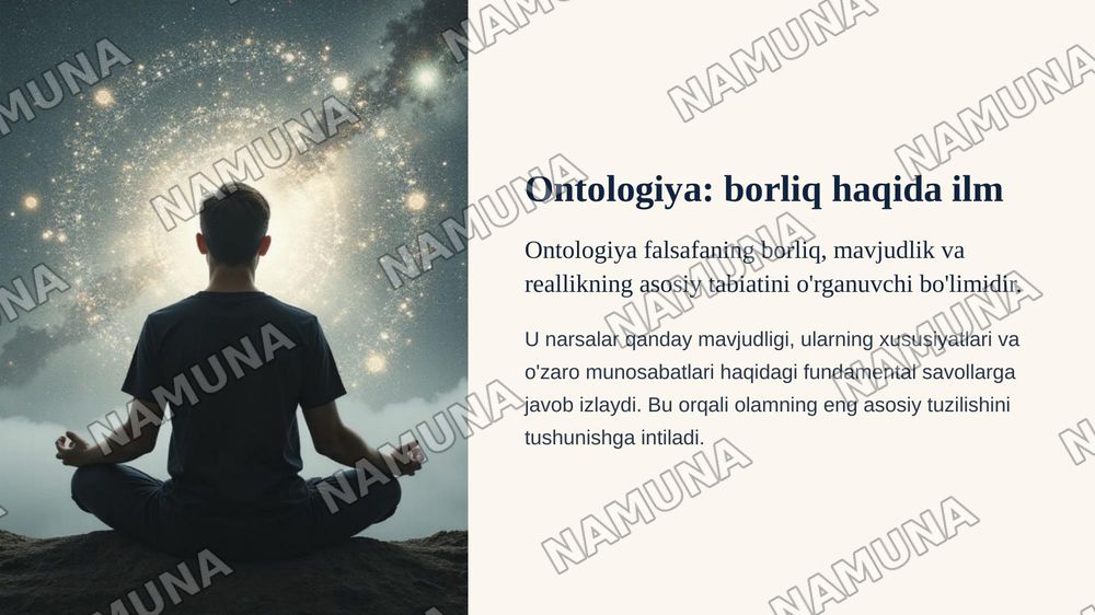Borliq falsafasi (Ontologiya) — zamonaviy taqdimot, 3-slayd