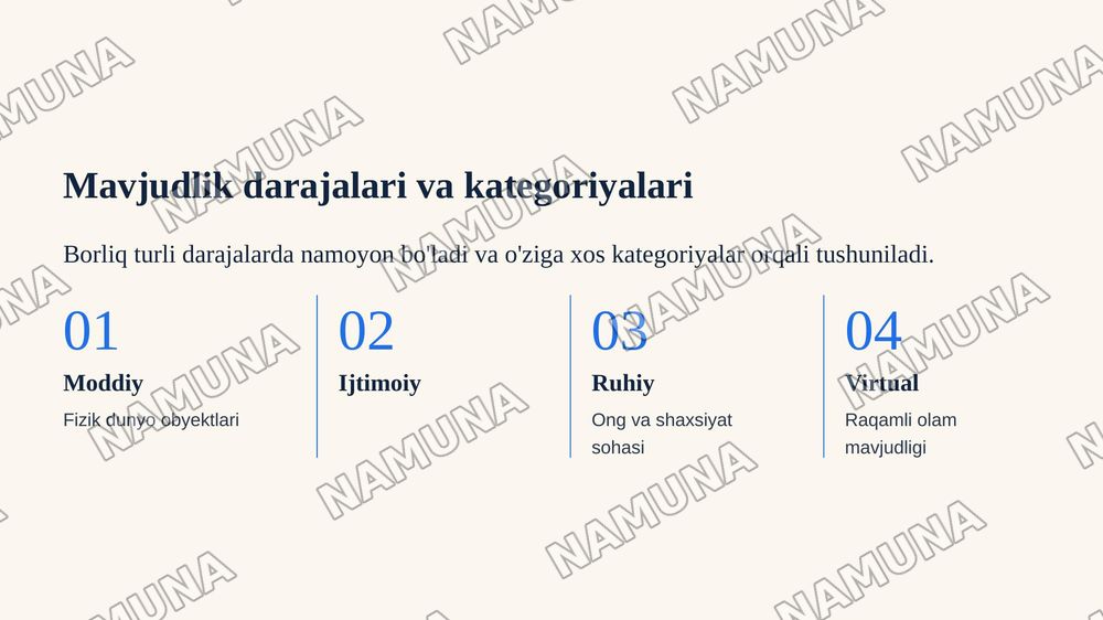 Borliq falsafasi (Ontologiya) — zamonaviy taqdimot, 8-slayd