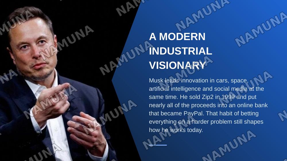 Elon Musk — zamonaviy taqdimot, 3-slayd