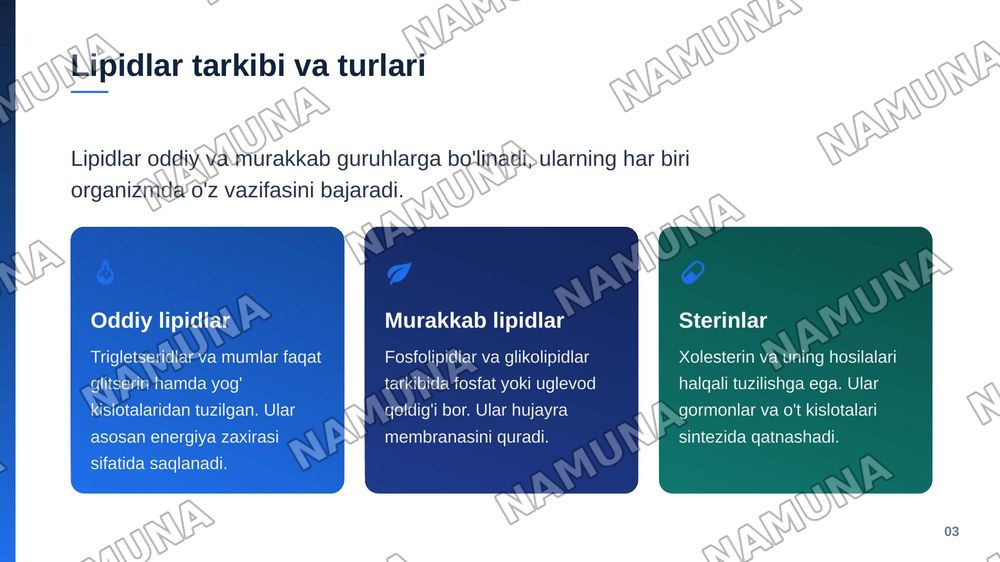 Lipidlar almashinuvi — zamonaviy taqdimot, 4-slayd