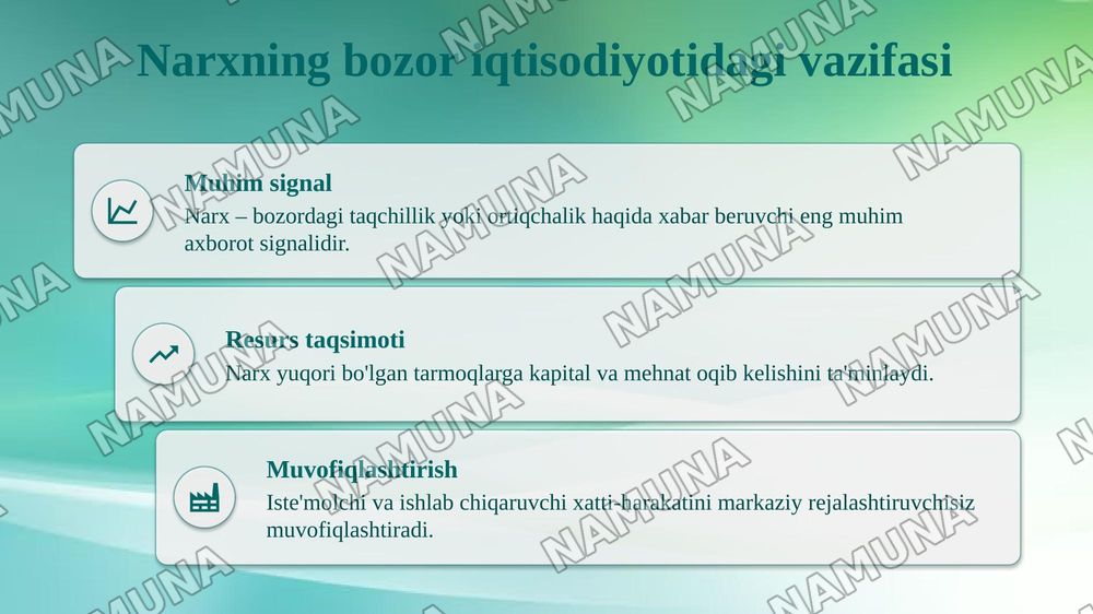 Bozor tizimida biznes  va  raqobat  tushunchasi — taqdimot, 8-slayd