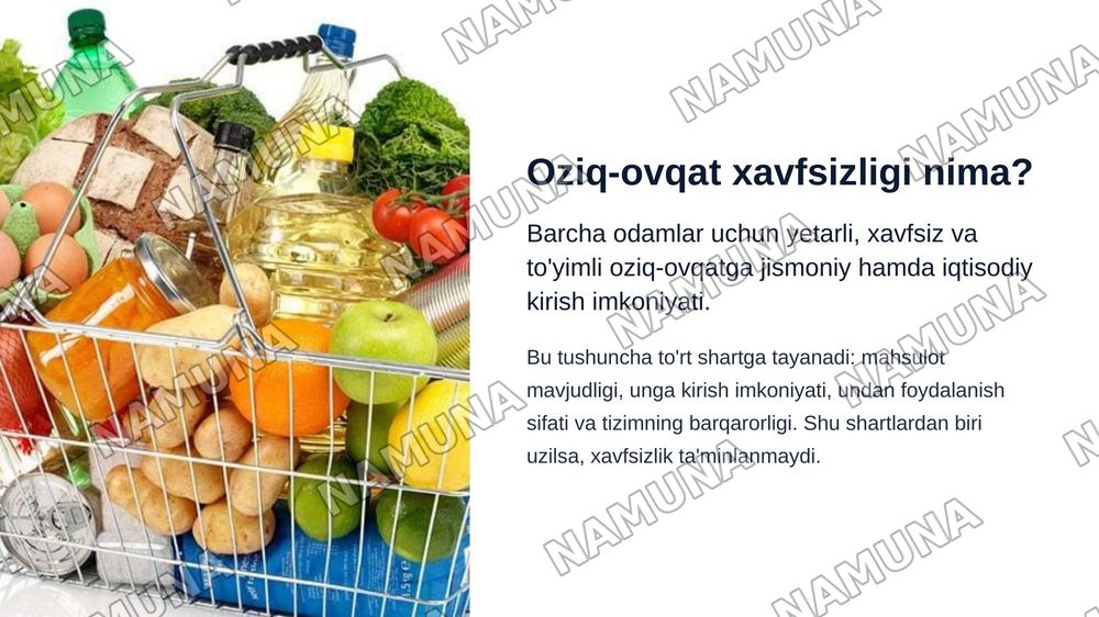 Jahon iqtisodiyotida  oziq ovqat muammosi — zamonaviy taqdimot, 4-slayd