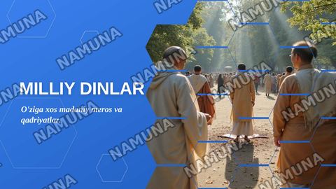 Milliy dinlar — zamonaviy taqdimot