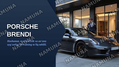 porsche brend — zamonaviy taqdimot