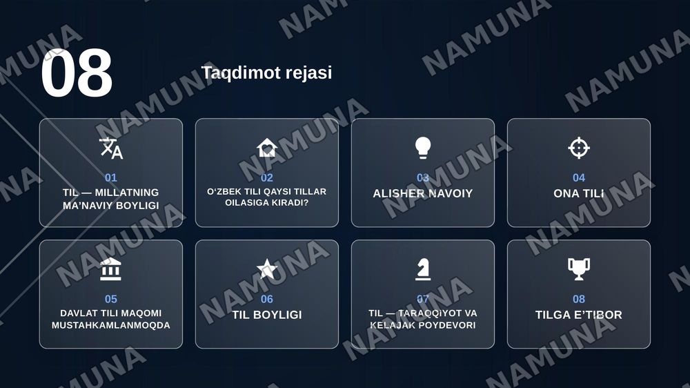 O‘ZBEK TILI — MILLIY QADRIYATIMIZ VA MA’NAVIY BOYLIGIMIZ — zamonaviy taqdimot, 2-slayd